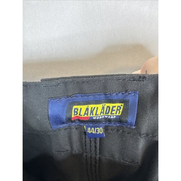 Blaklader Workwear Pants Black 44x30 Utility Cargo Reinforced Knee Tradesman - Picture 6 of 8